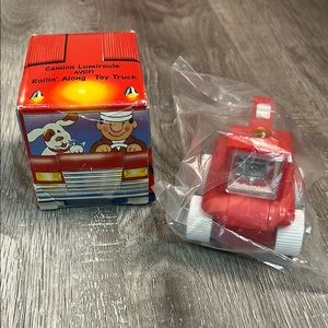 Vintage AVON Red Rollin' Along Toy Truck